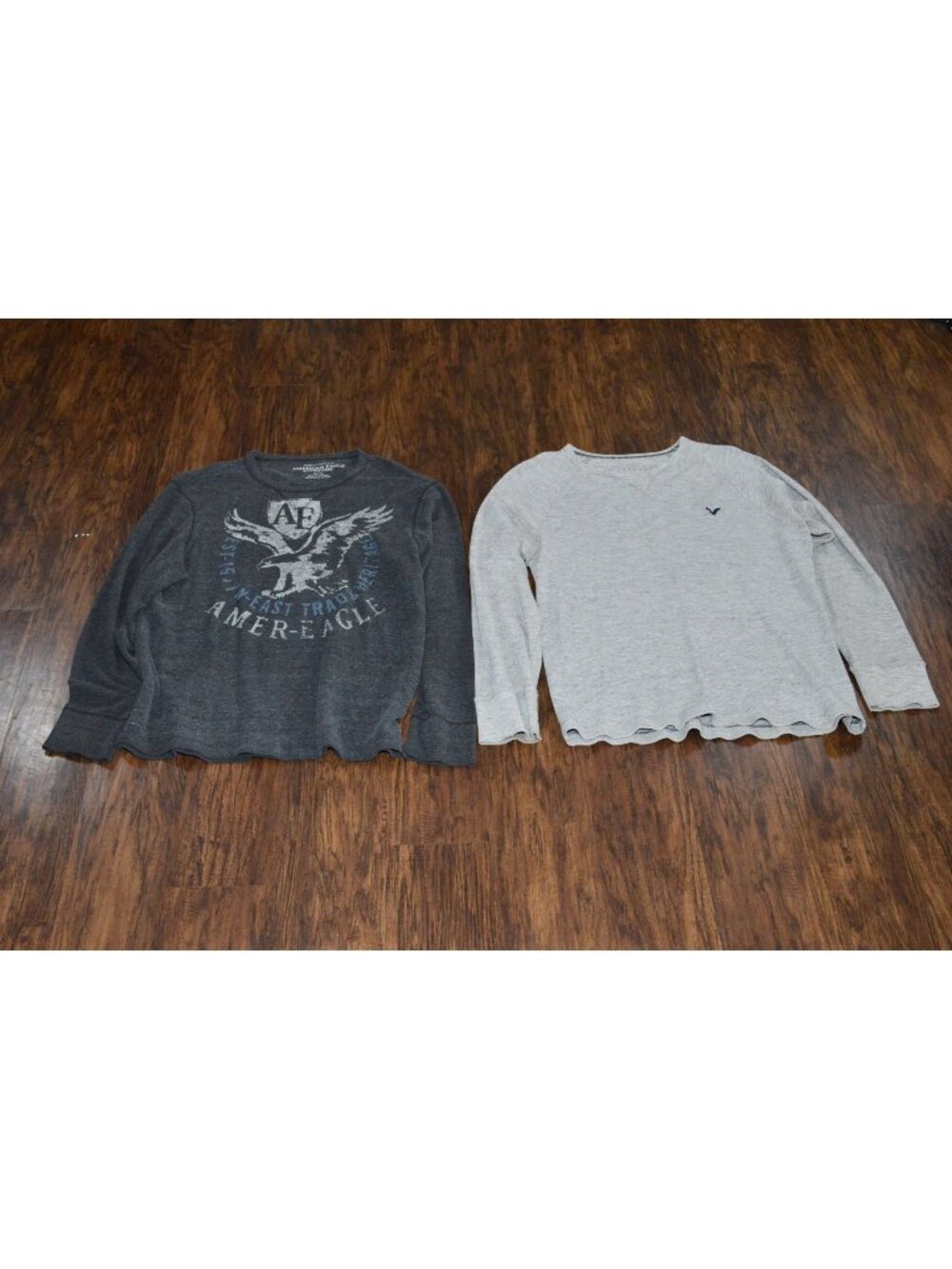 American Eagle Men’s Size XL Thermal Shirts Y2K Streetwear Grunge Waffle Knit